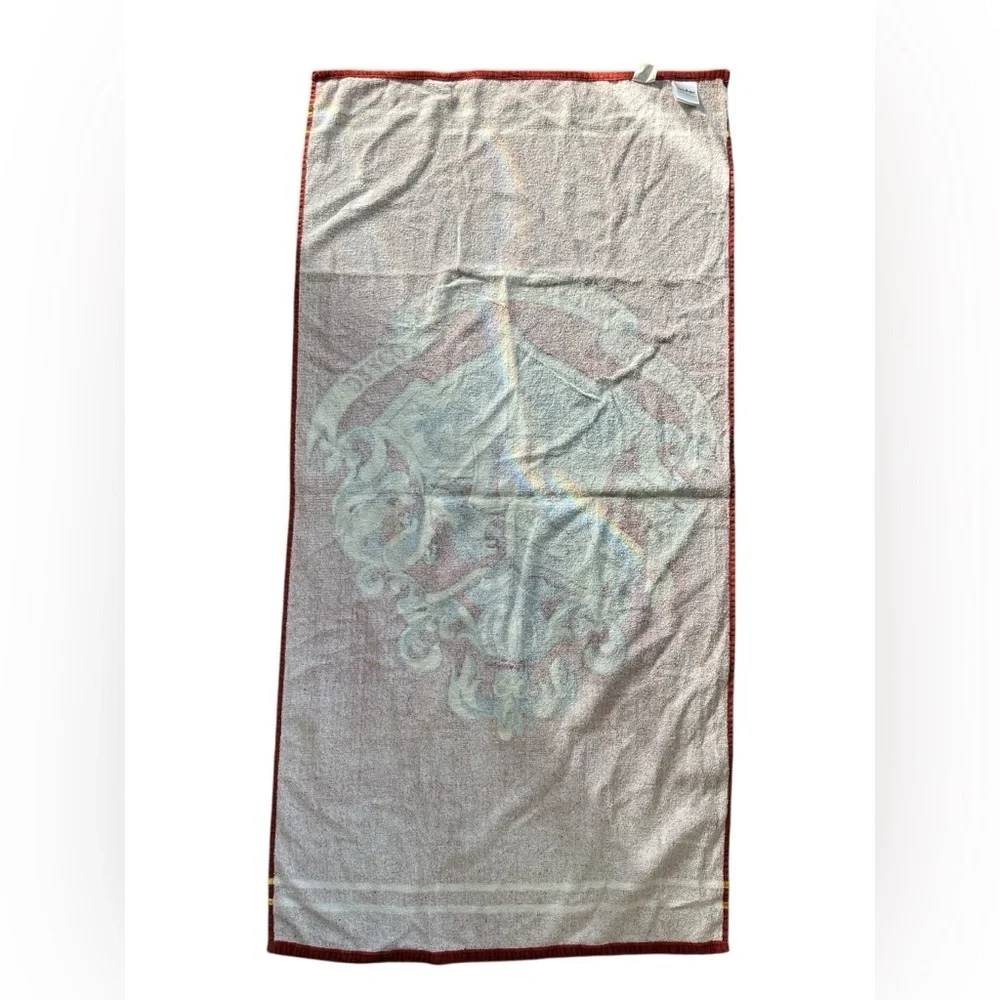 Harry Potter Beach Towel Crest Hogwarts Burgundy Gryffindor Hufflepuff 54